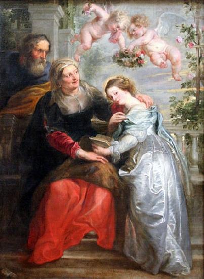 The Education of Mary, Peter Paul Rubens